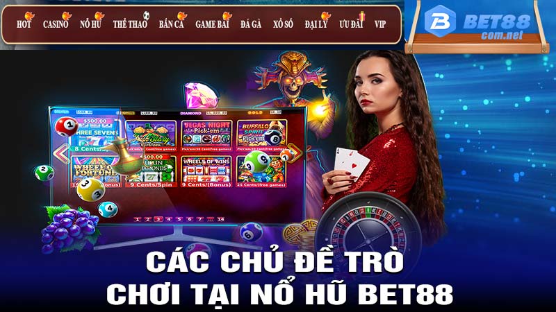 Các chủ đề trò chơi tại nổ hũ bet88