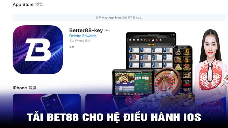 Tải Bet88 cho hệ điều hành iOS