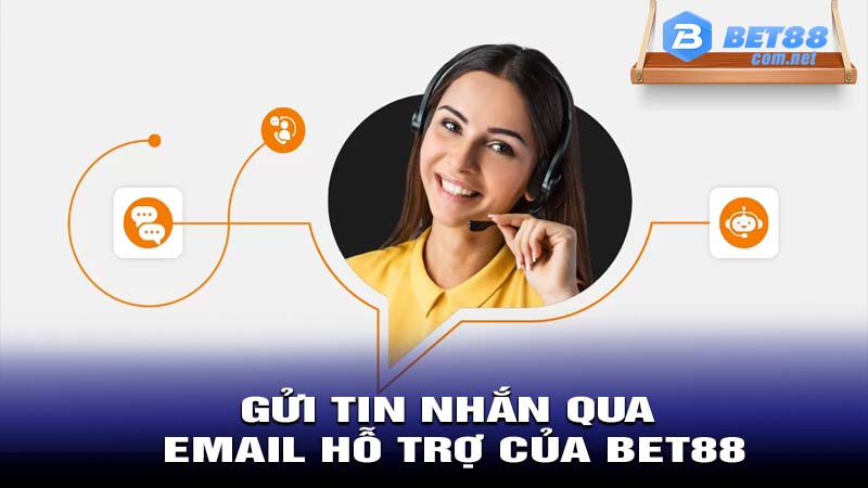 Gửi tin nhắn qua email hỗ trợ